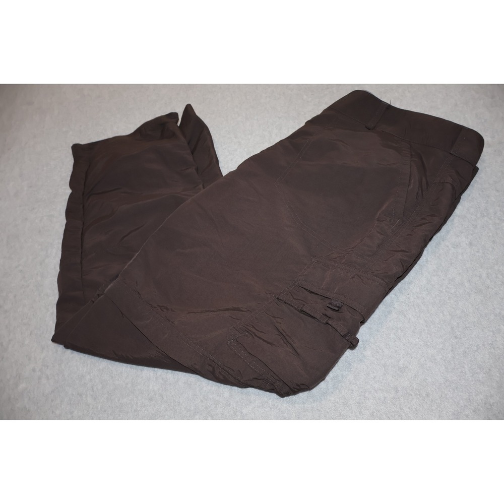 Cabela's Cargo Convertible Pants Shorts Mens 40x30 Brown Hiking Outdoor Zip Off